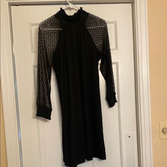 Beautiful and sophisticated Nina Leonard black dress. Excellent condition size L - Picture 1 of 7